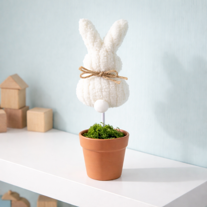 Cozy Spring Bunny Table Decor