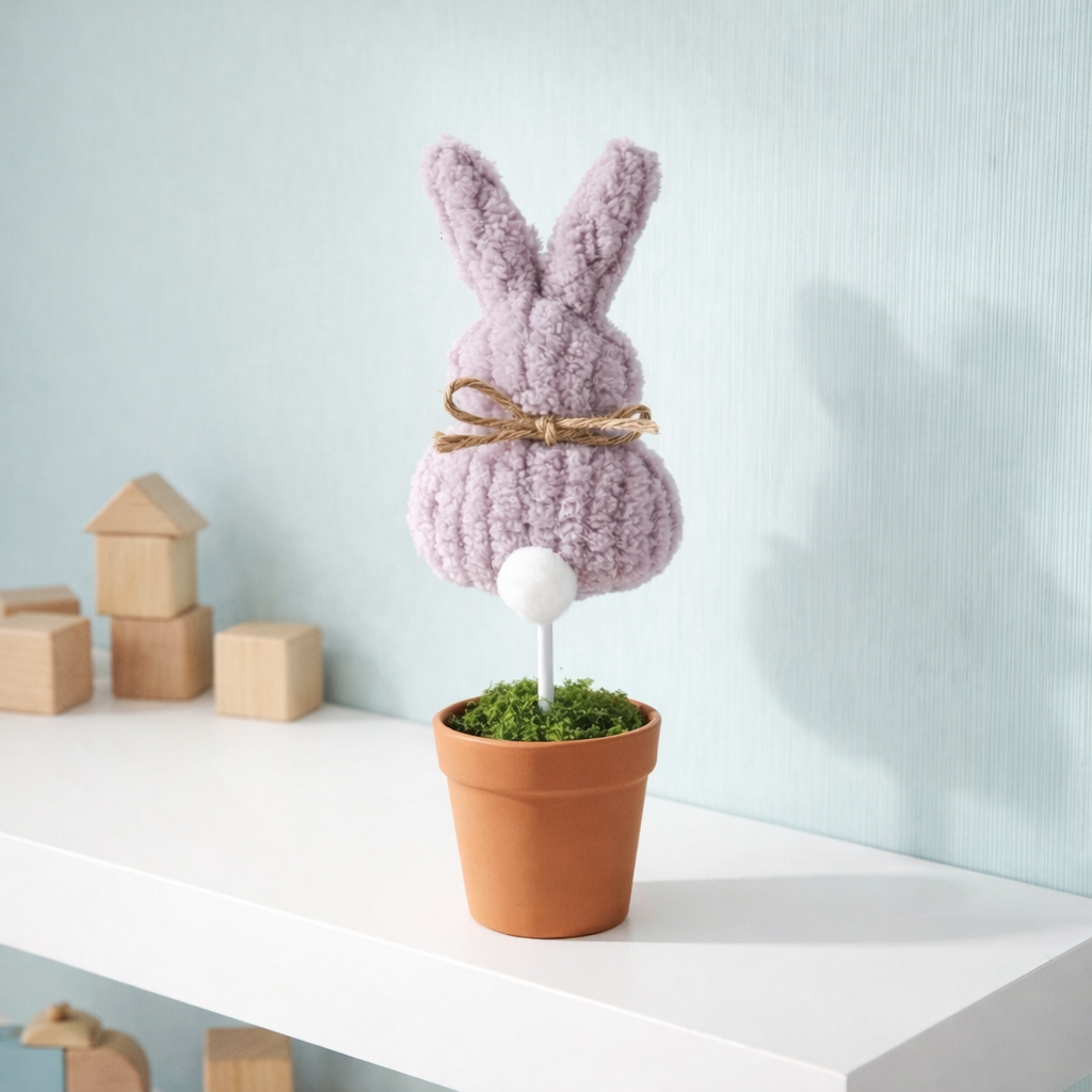 Cozy Spring Bunny Table Decor
