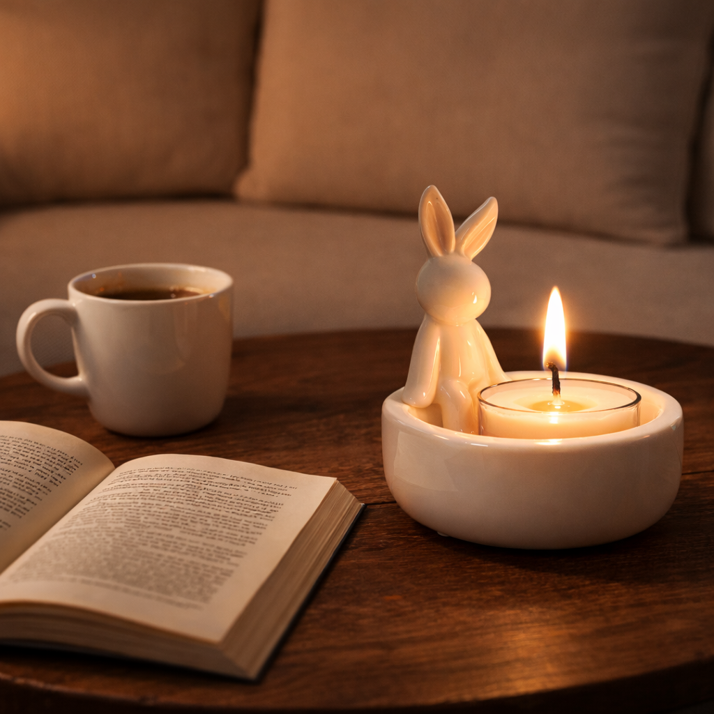 Bunny Tealight Candle Holder