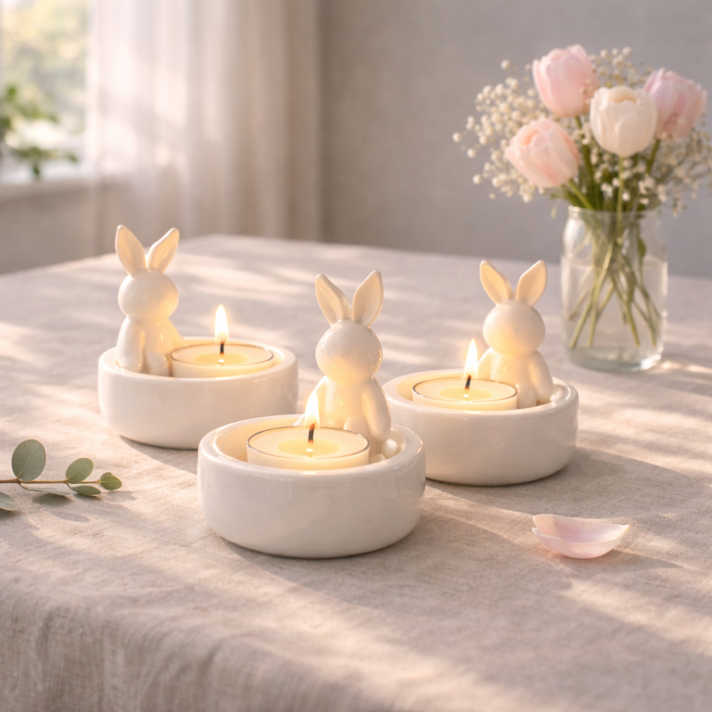 Bunny Tealight Candle Holder