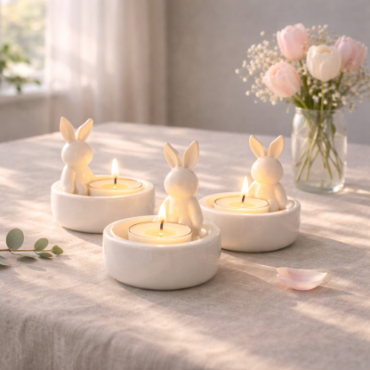 Bunny Tealight Candle Holder