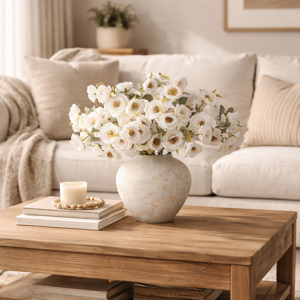 Lush White Floral Arrangement