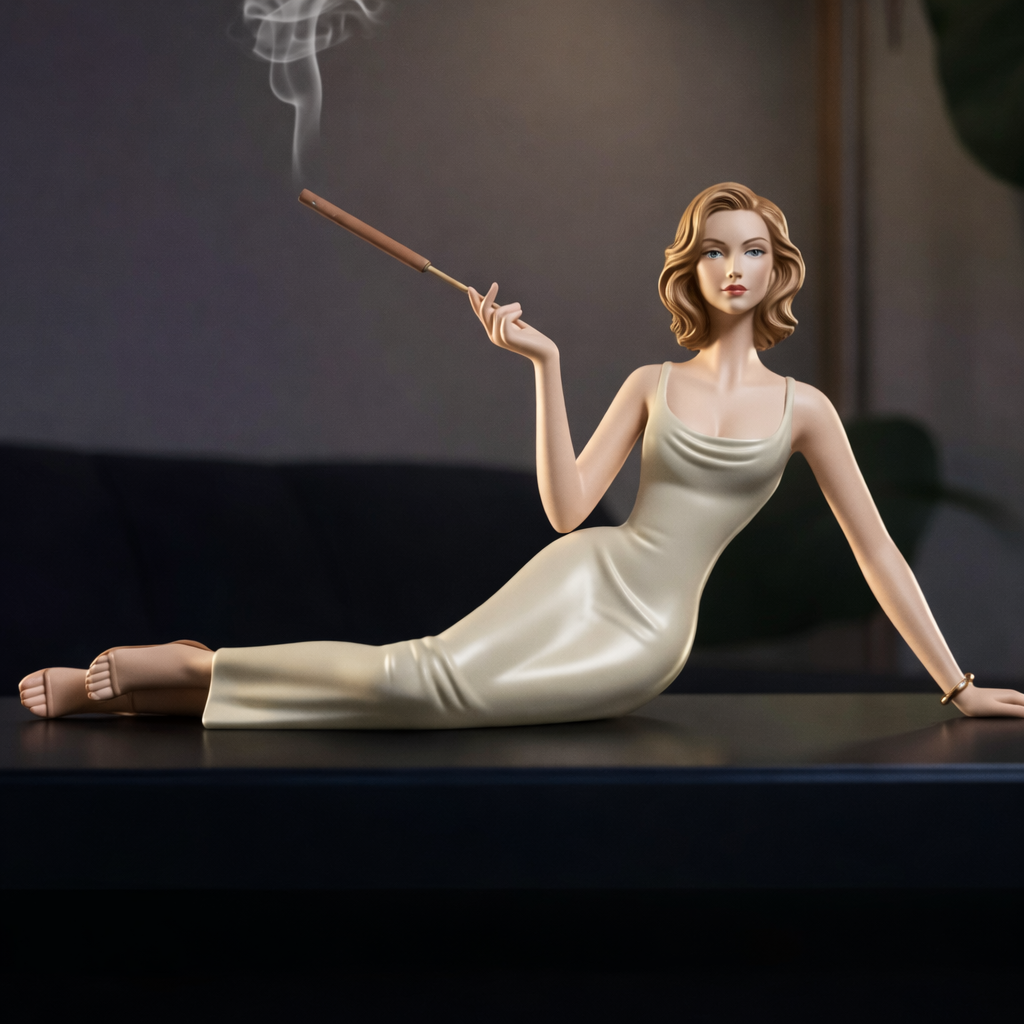 Handcrafted Ceramic Aroma Statue – Where Sculpture Meets Serenity