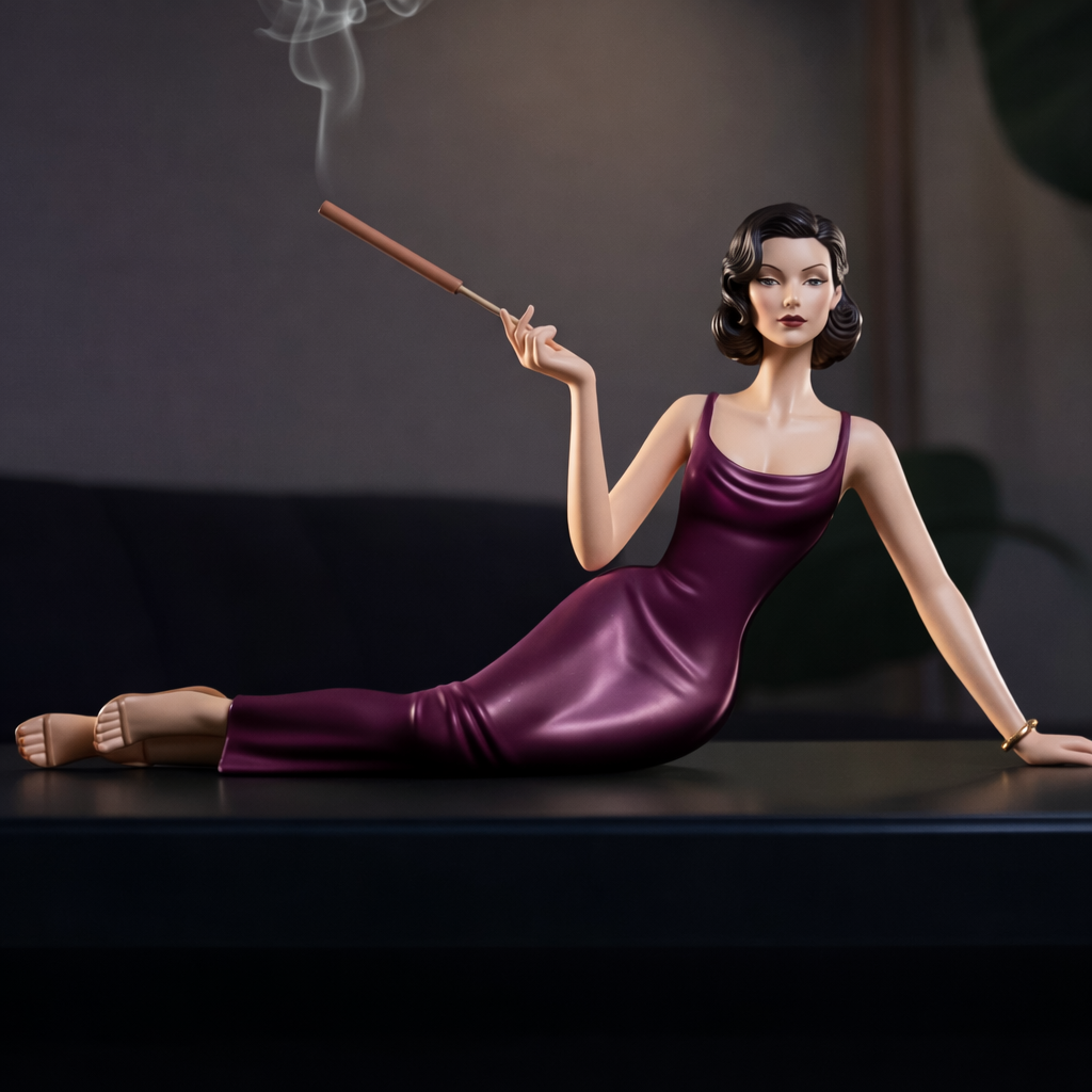 Handcrafted Ceramic Aroma Statue – Where Sculpture Meets Serenity