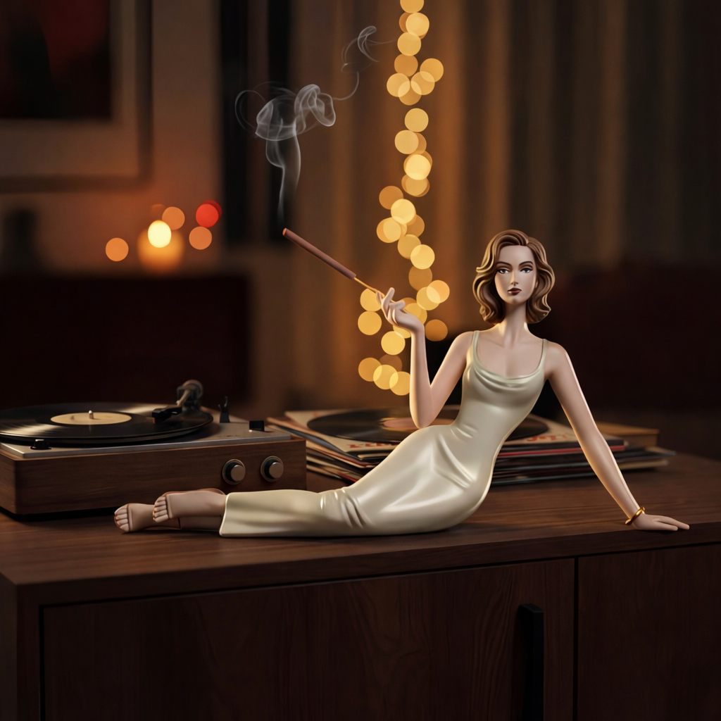 Handcrafted Ceramic Aroma Statue – Where Sculpture Meets Serenity