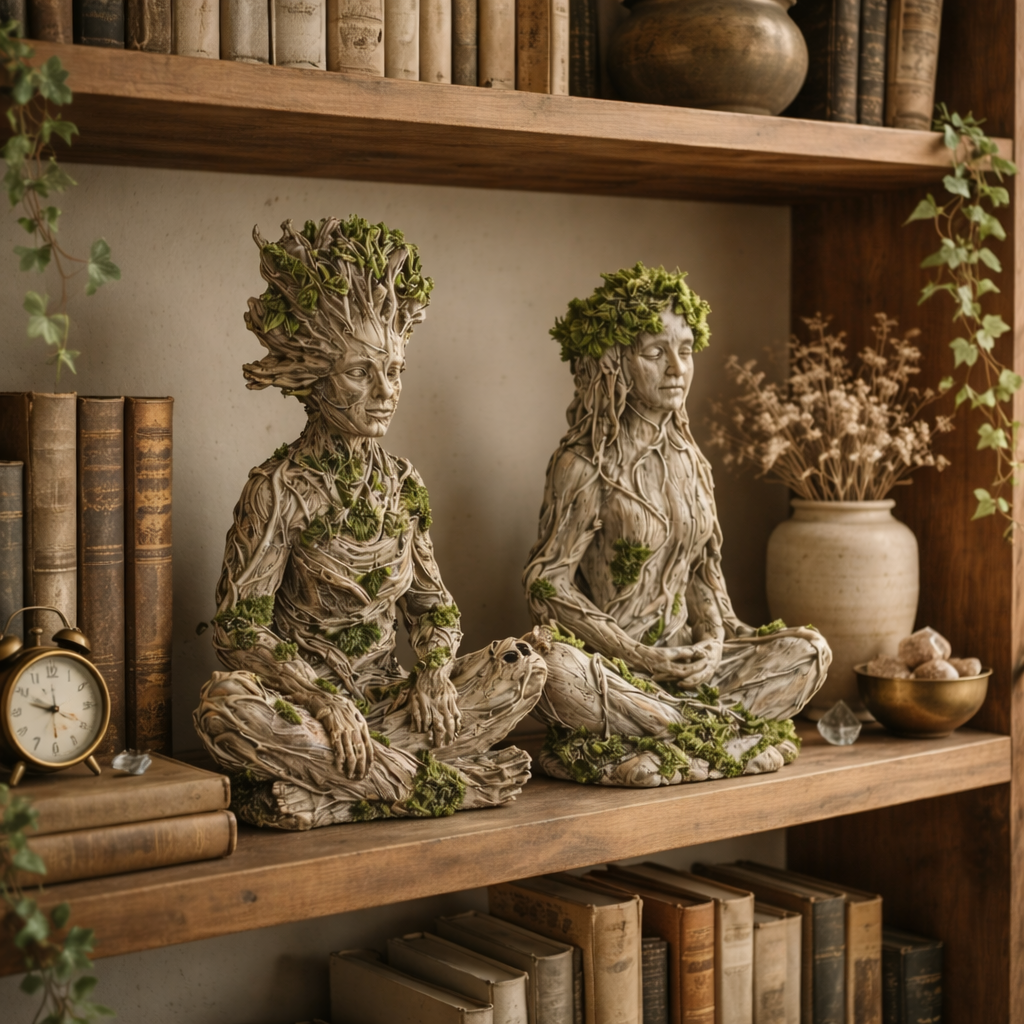 Woodland Spirit Meditation Statue