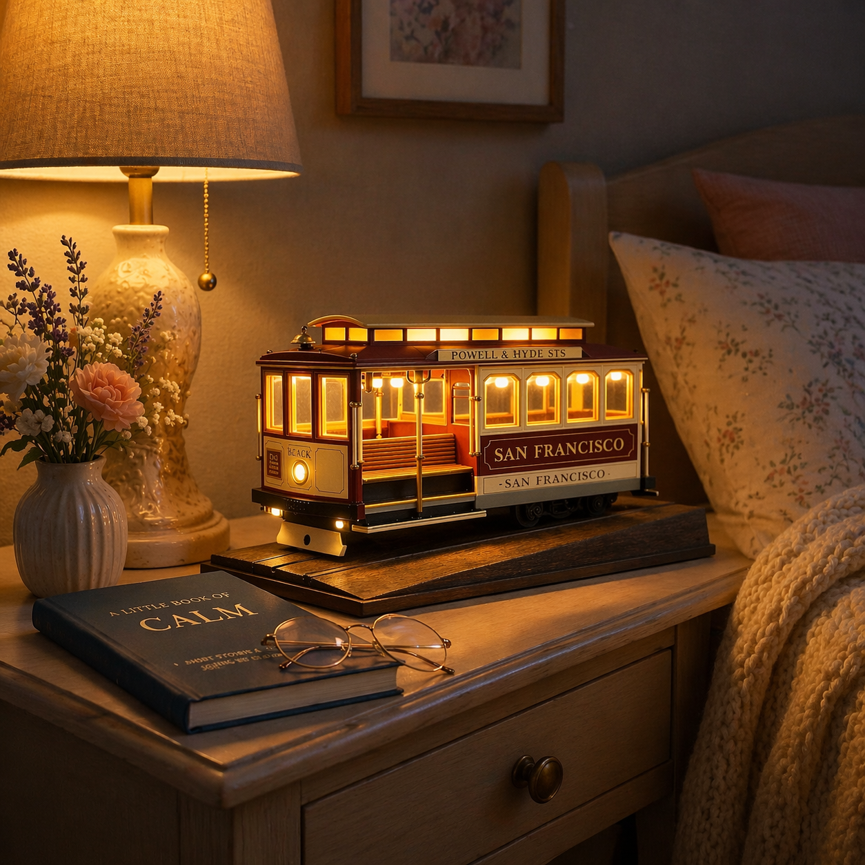 San Francisco Cable Car Accent Lamp
