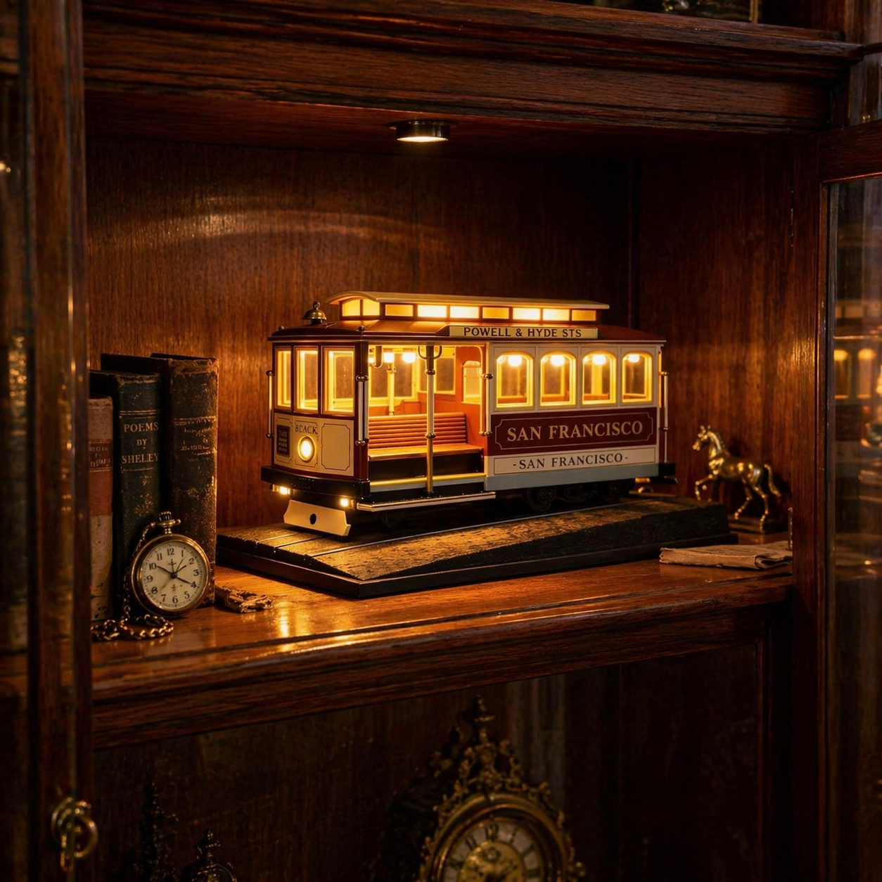 San Francisco Cable Car Accent Lamp