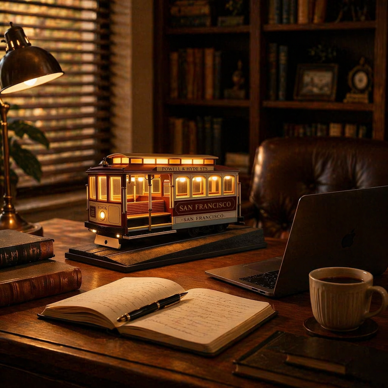 San Francisco Cable Car Accent Lamp