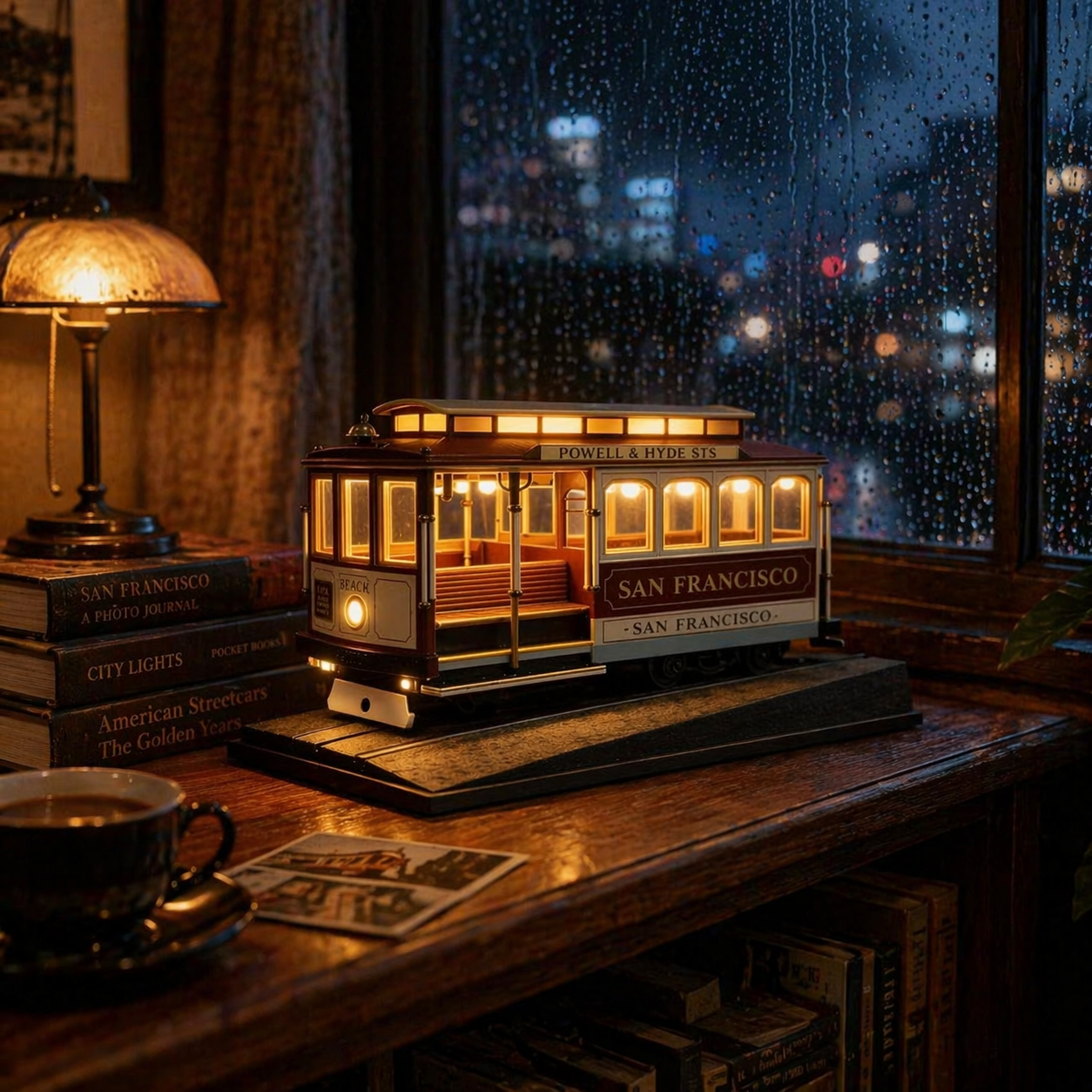 San Francisco Cable Car Accent Lamp