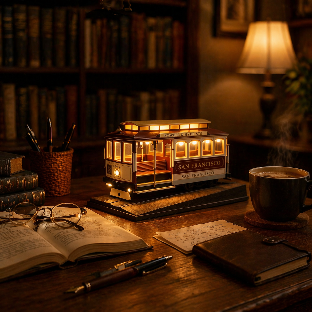 San Francisco Cable Car Accent Lamp