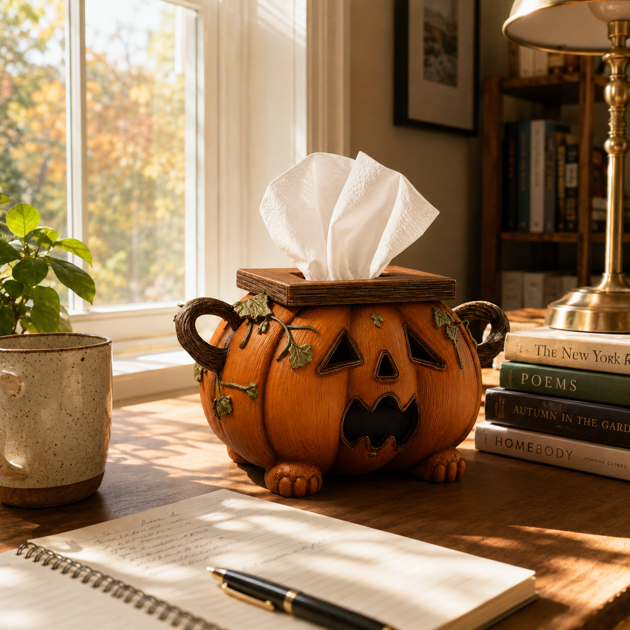 Pumpkin Tissue Box Cover