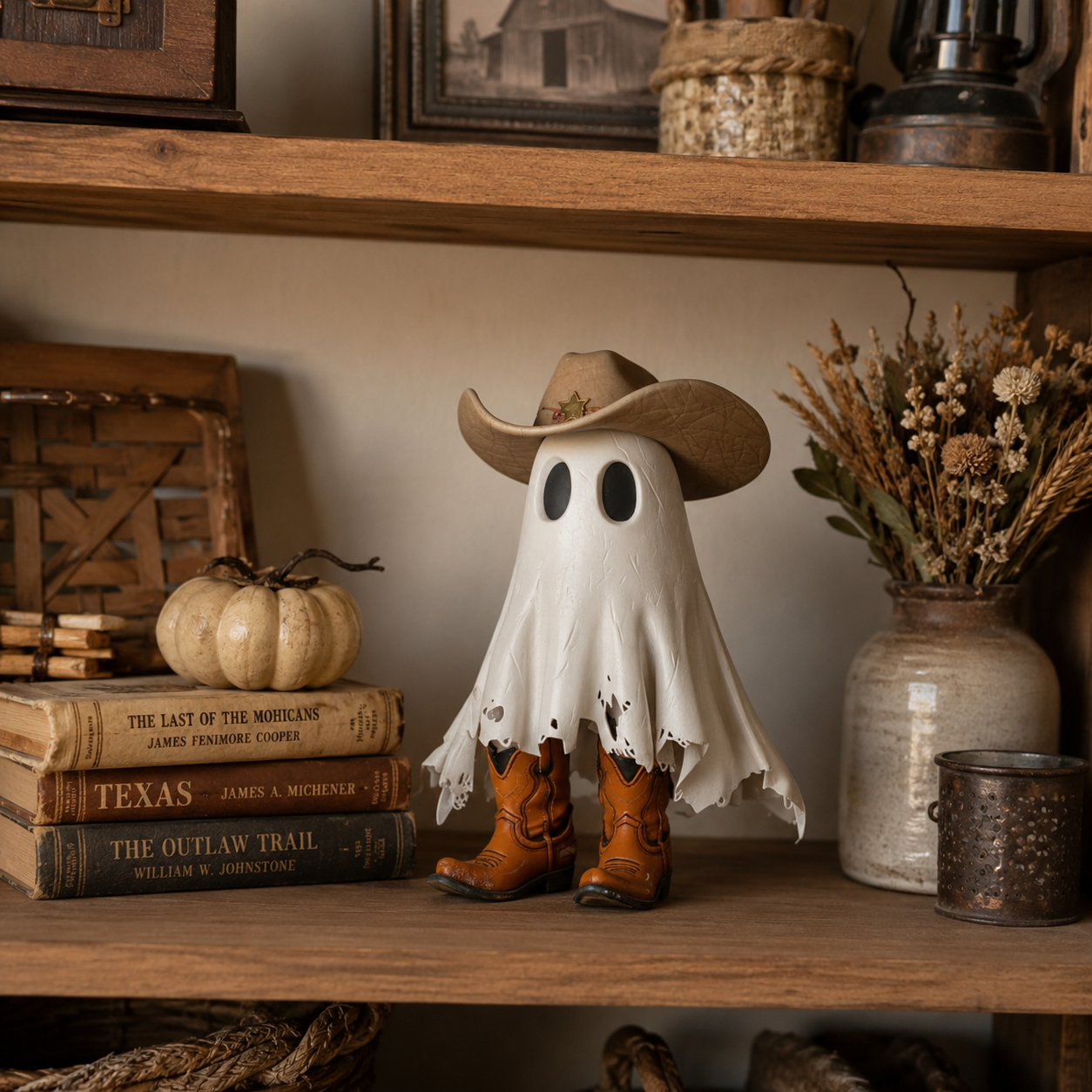 Cowboy Ghost Tabletop Decor