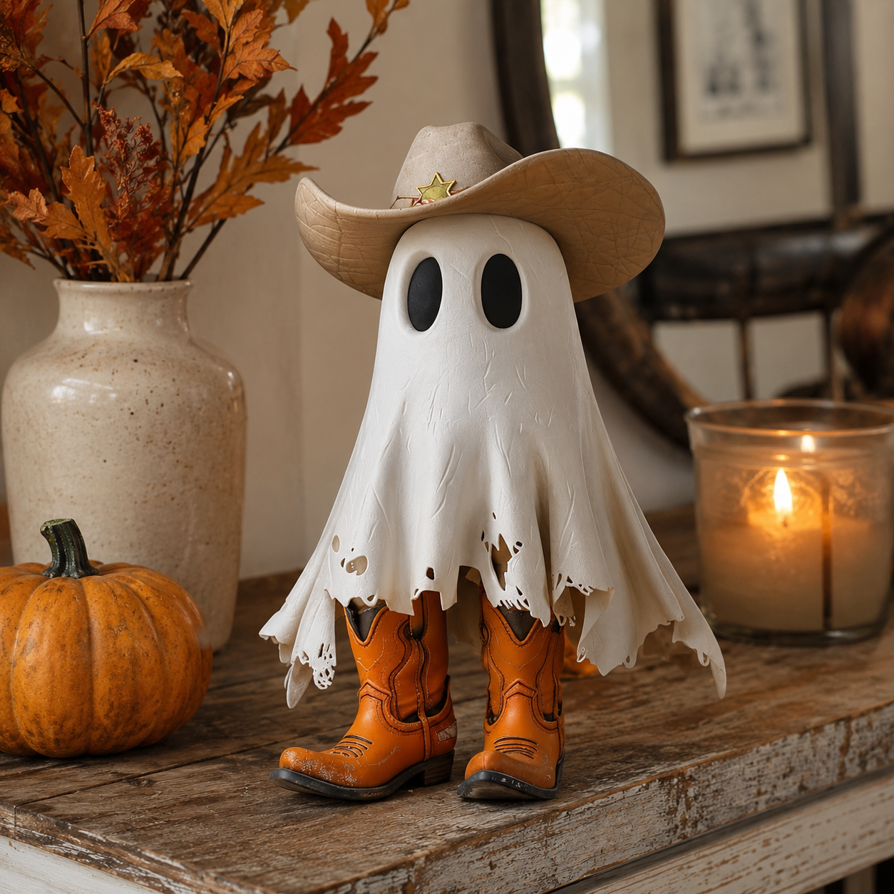 Cowboy Ghost Tabletop Decor