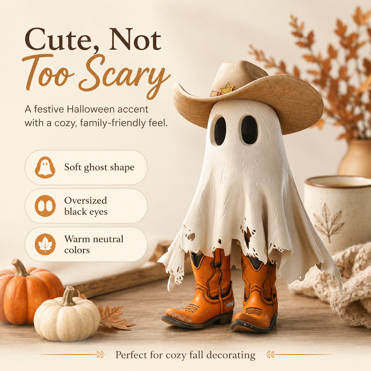 Cowboy Ghost Tabletop Decor