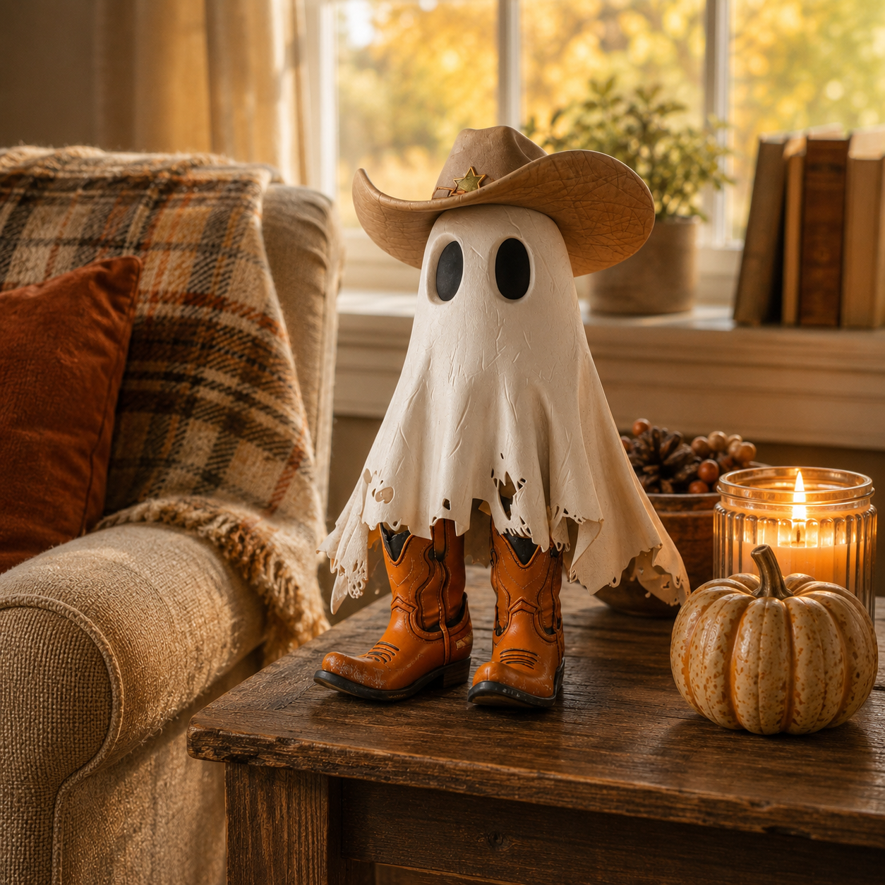 Cowboy Ghost Tabletop Decor