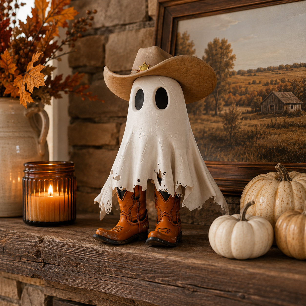 Cowboy Ghost Tabletop Decor