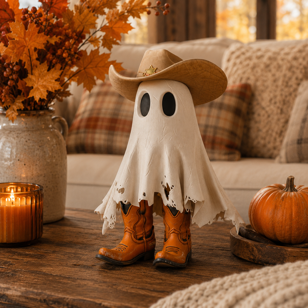 Cowboy Ghost Tabletop Decor