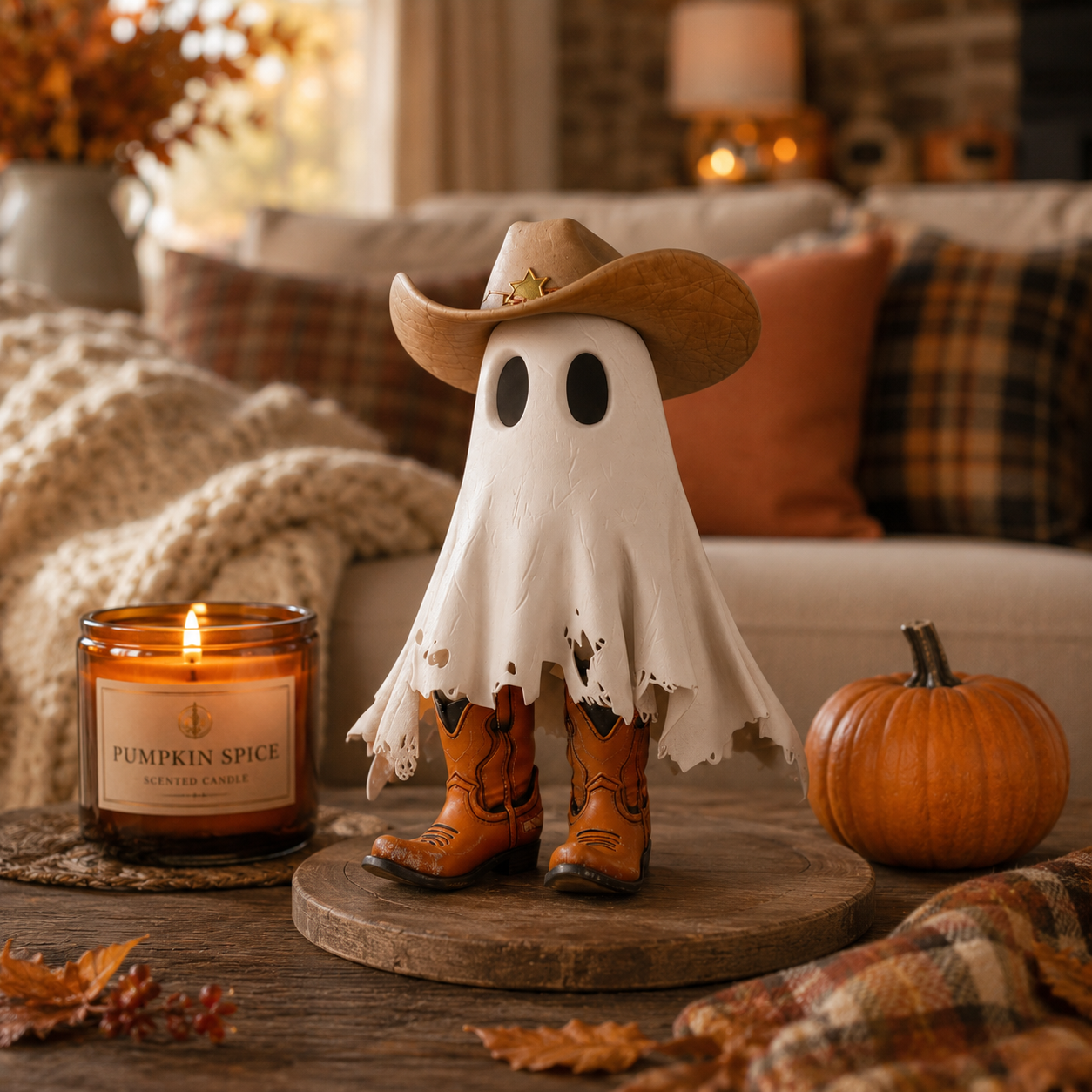 Cowboy Ghost Tabletop Decor