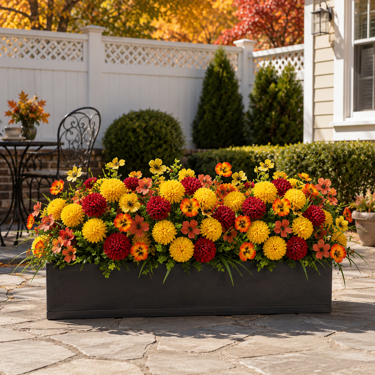 21-Piece Artificial Fall Flower Set
