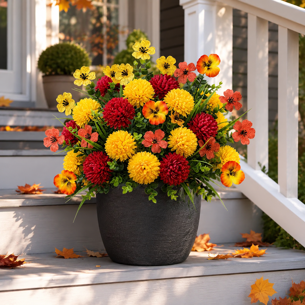 21-Piece Artificial Fall Flower Set