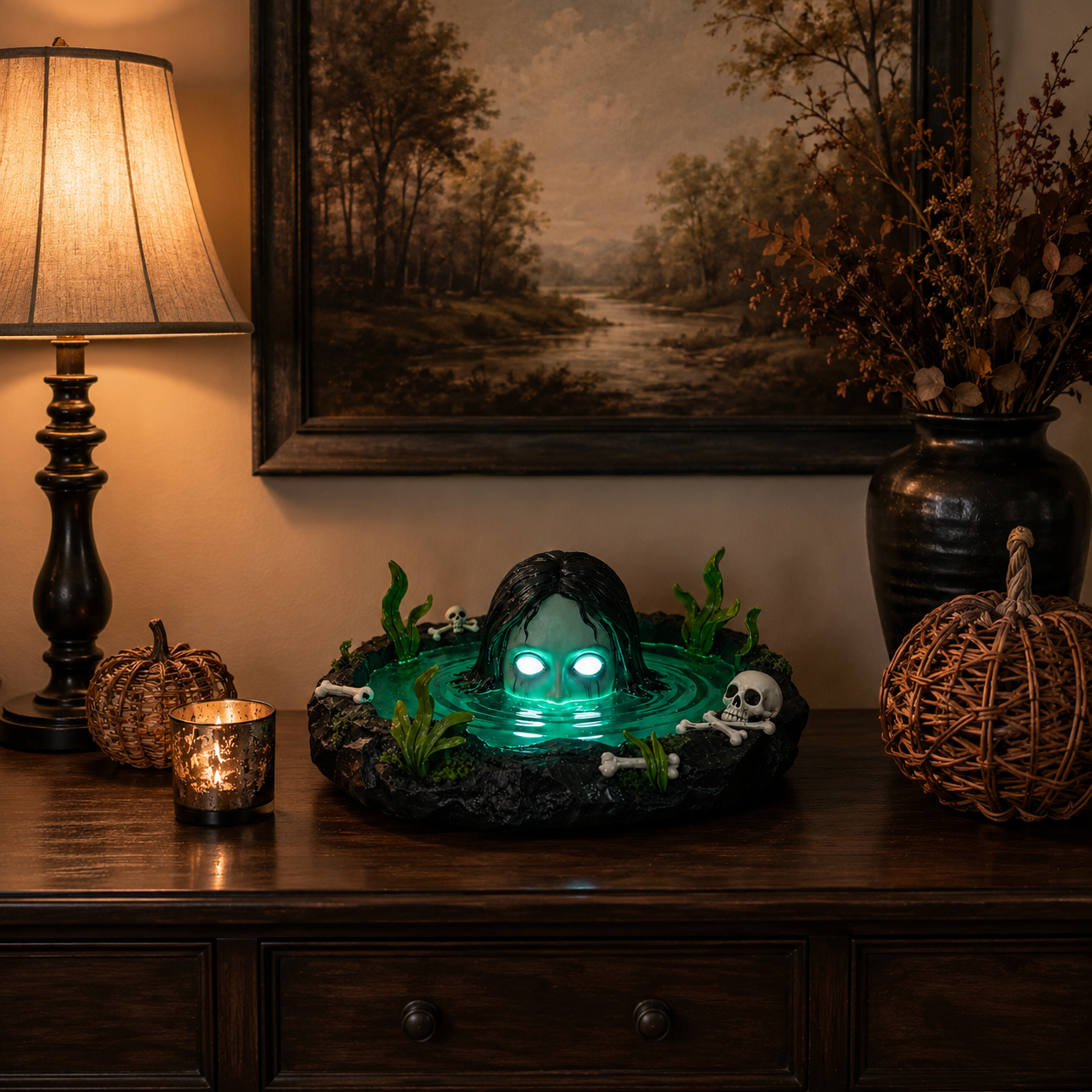 Swamp Spirit Lighted Tabletop Decor