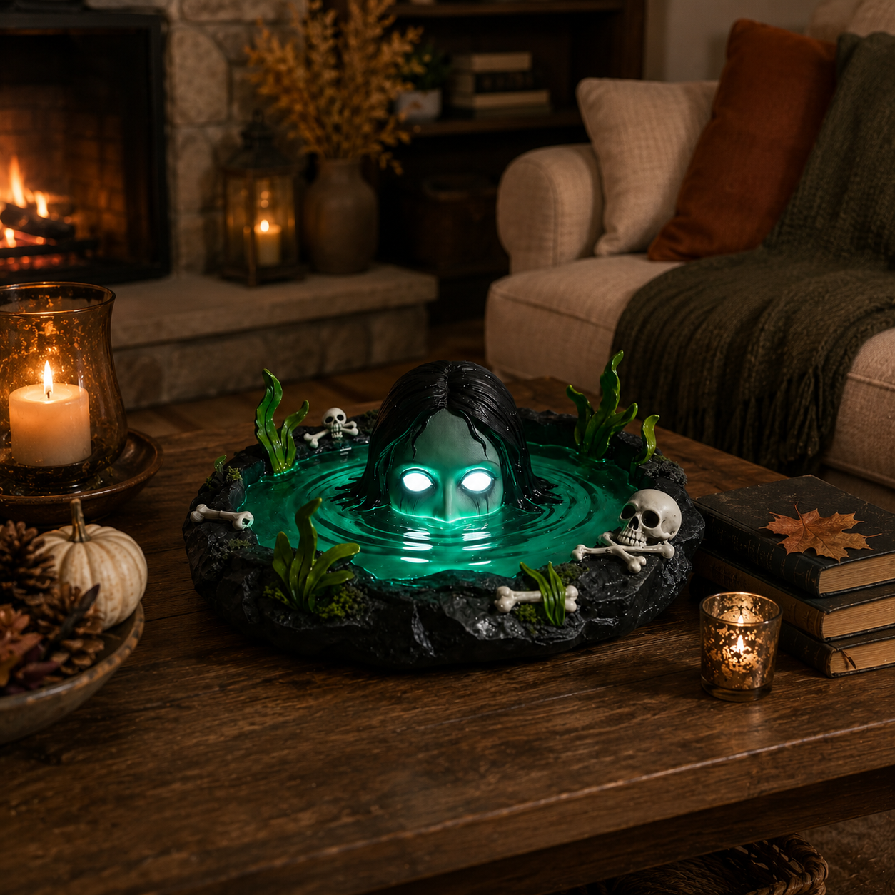 Swamp Spirit Lighted Tabletop Decor