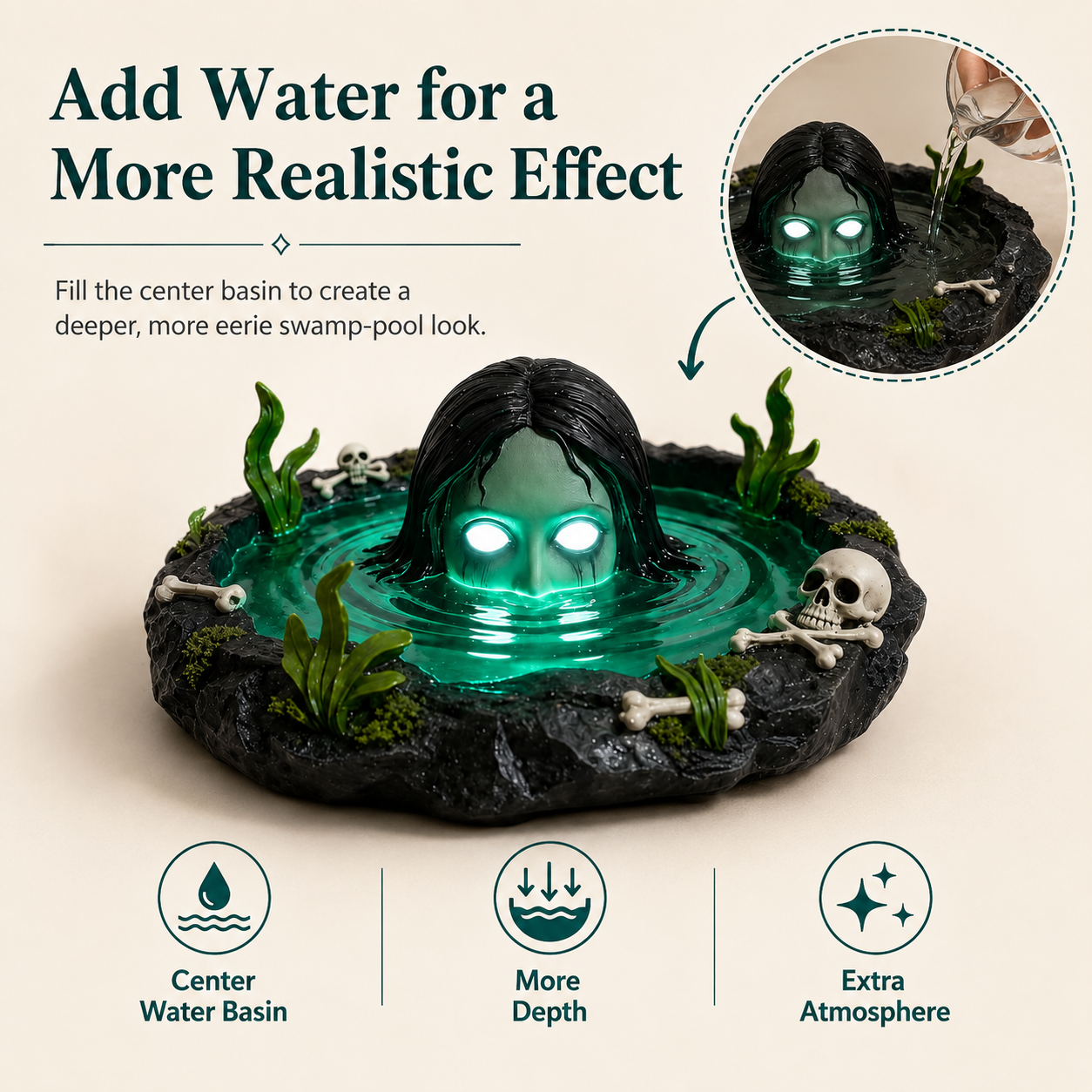 Swamp Spirit Lighted Tabletop Decor