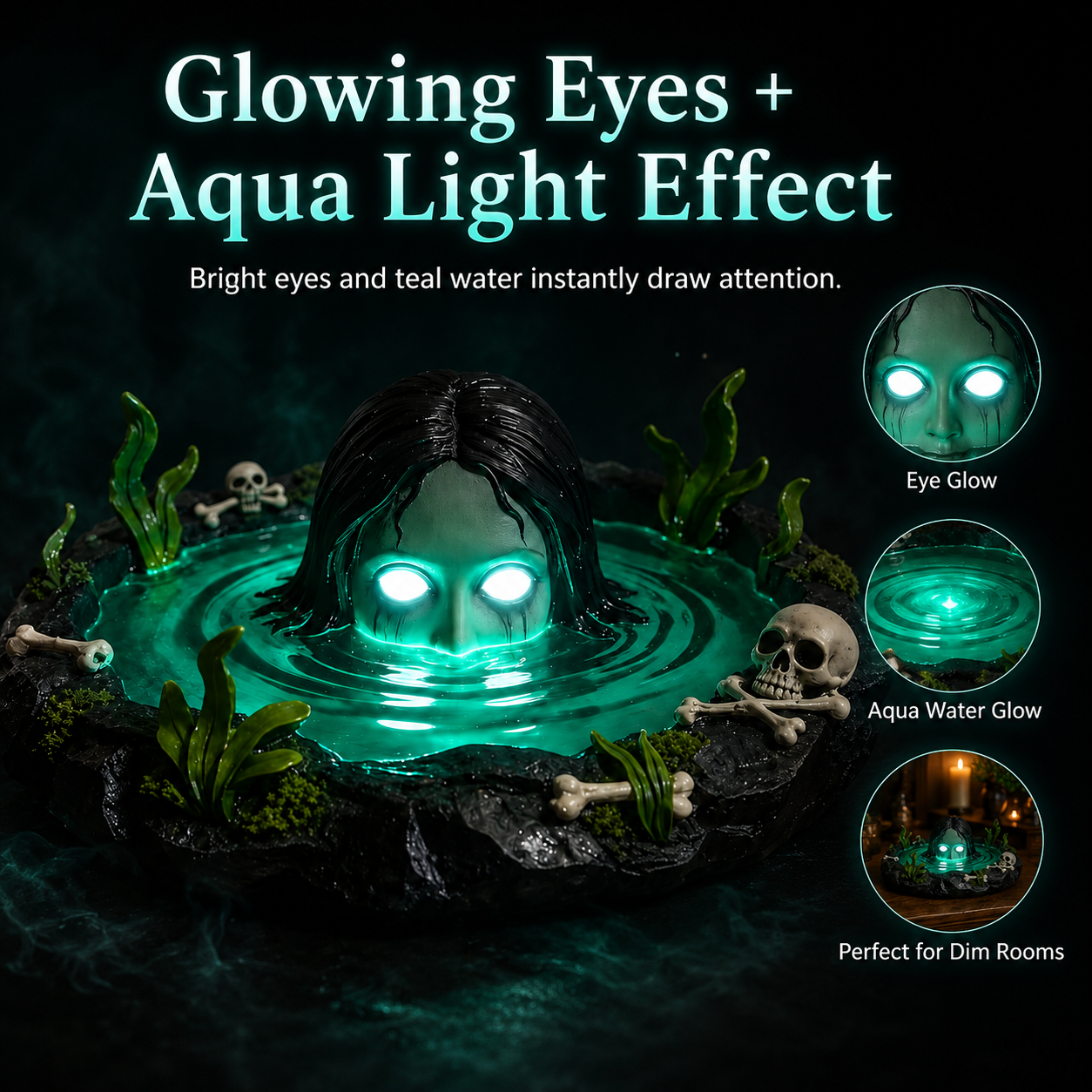 Swamp Spirit Lighted Tabletop Decor