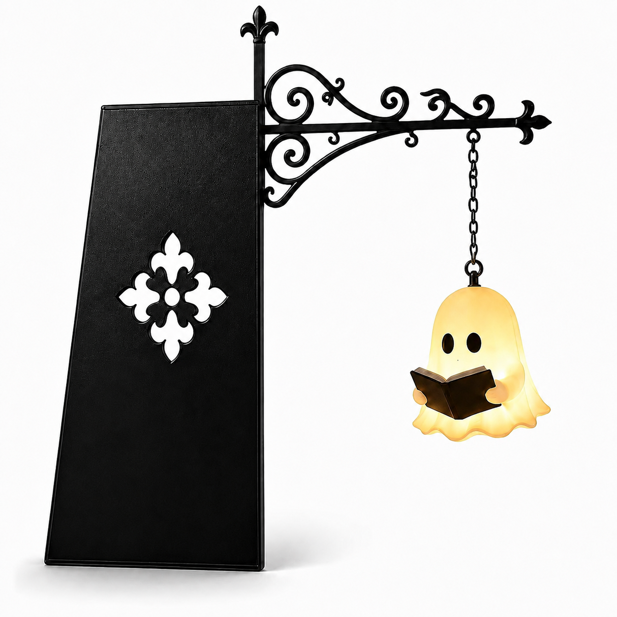Whimsical Ghost Reading Shelf Lantern