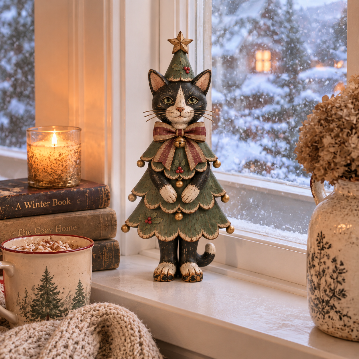 Vintage Christmas Animal Figurines