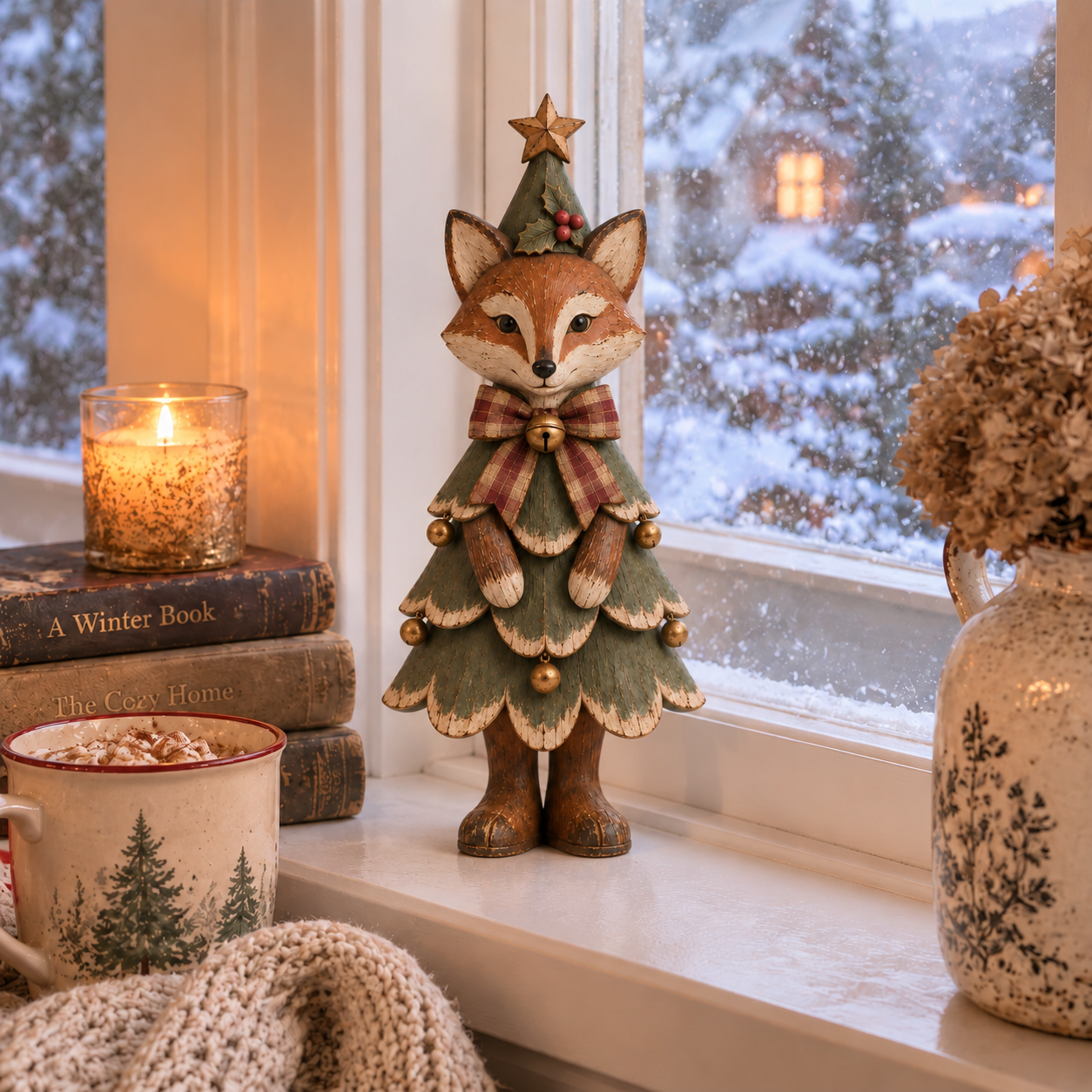 Vintage Christmas Animal Figurines