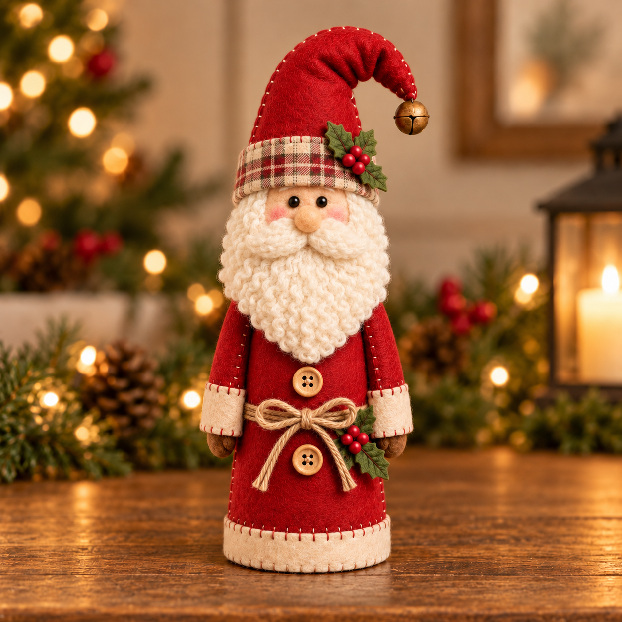 Cozy Vintage Christmas Santa Figurines