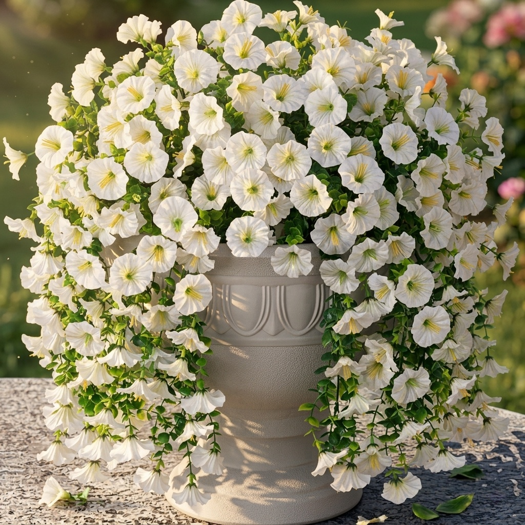 UV-Resistant Artificial Morning Glory Hanging Flowers