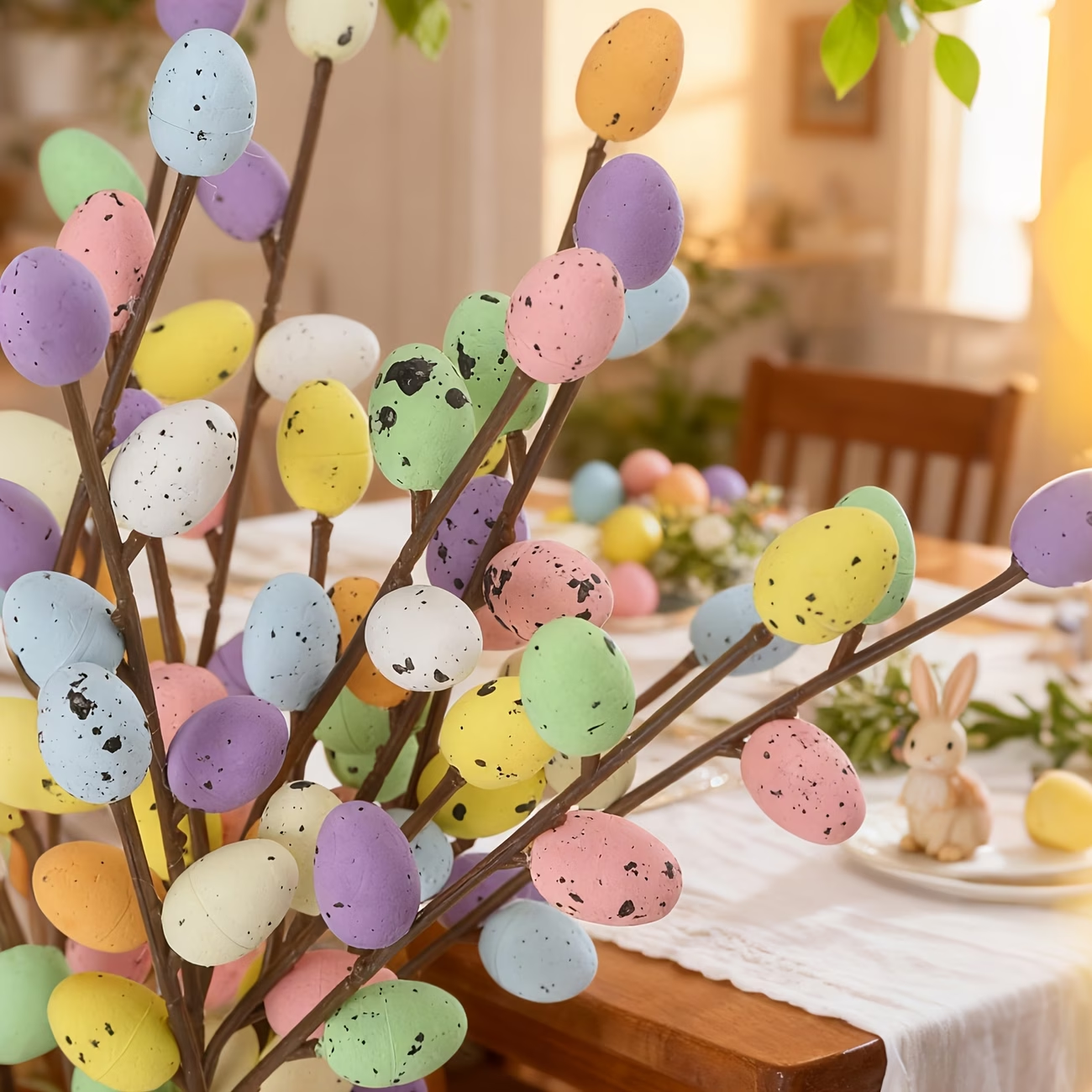 Easter Egg Branch Floral Stems for Vase