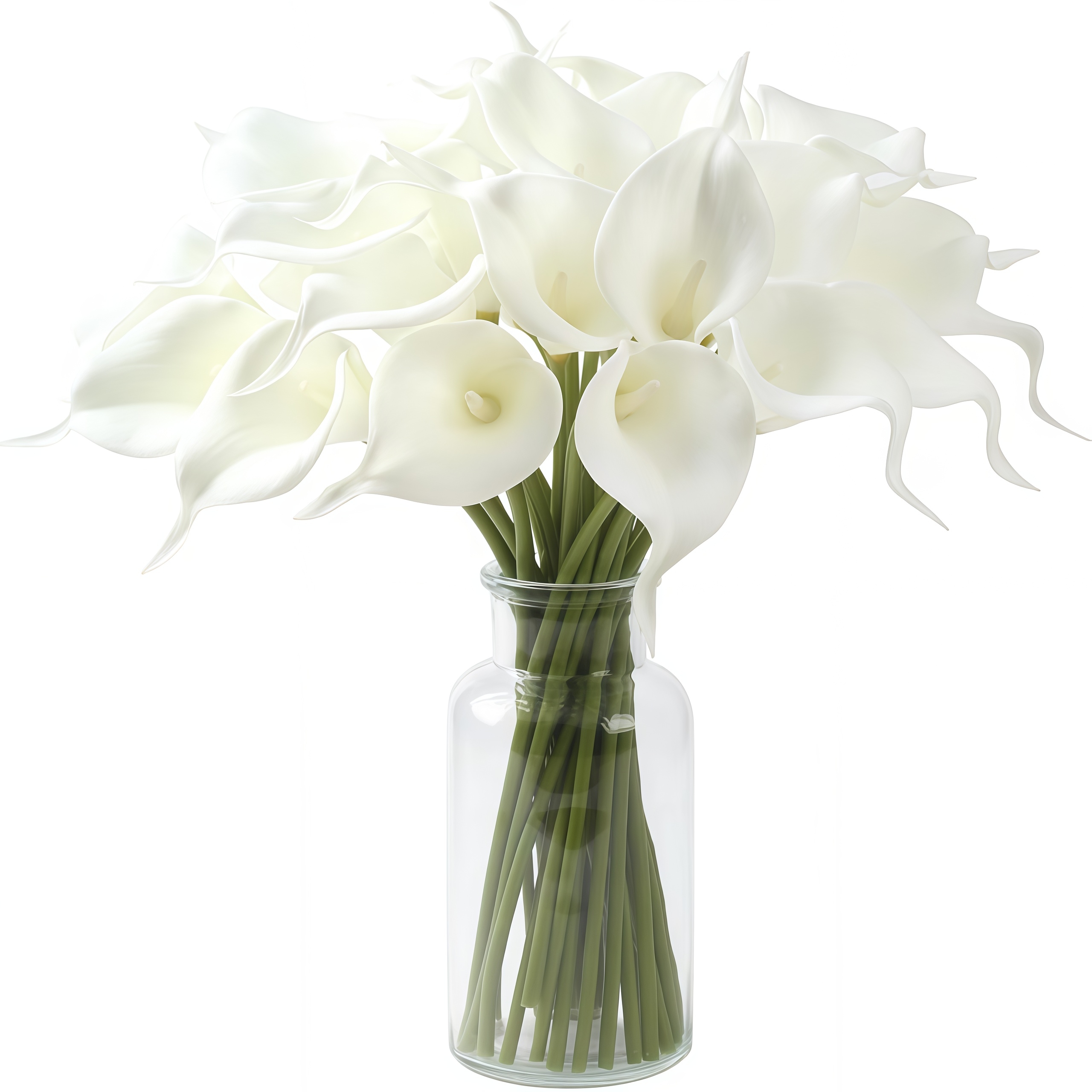 Faux Calla Lily Floral Arrangement for Home Decor