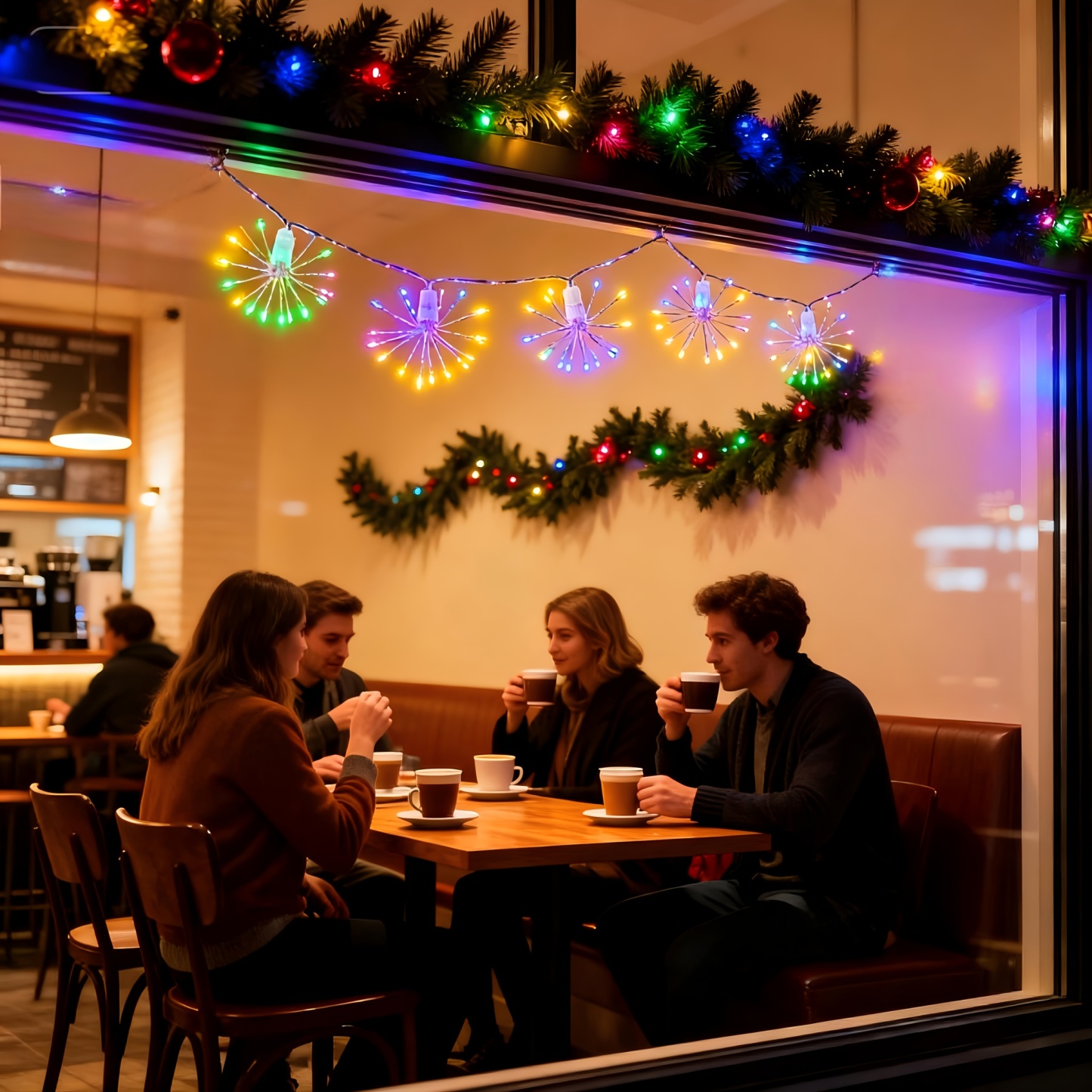 Fireworks Dandelion Starburst String Lights