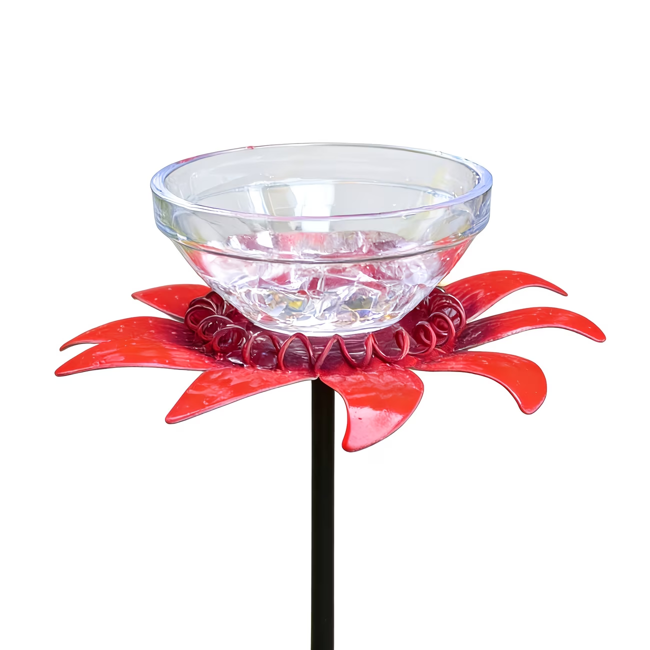 Colorful Flower Nectar Drinker Stakes