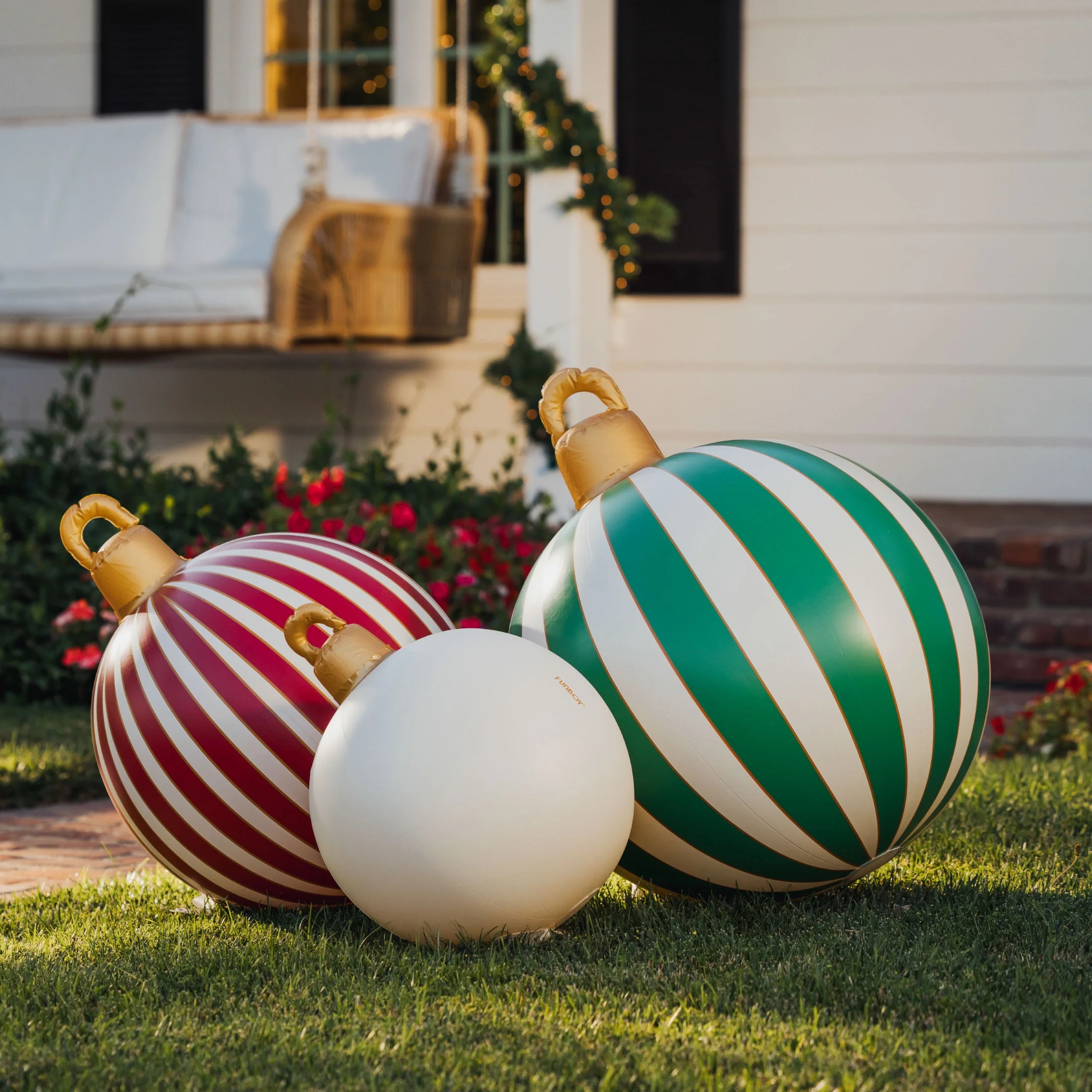 3-pack Inflatable Holiday Ornaments 