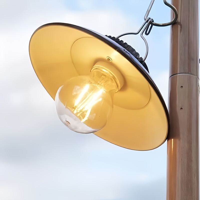 Vintage Rechargeable Lantern Warm LED Portable Hanging Light
