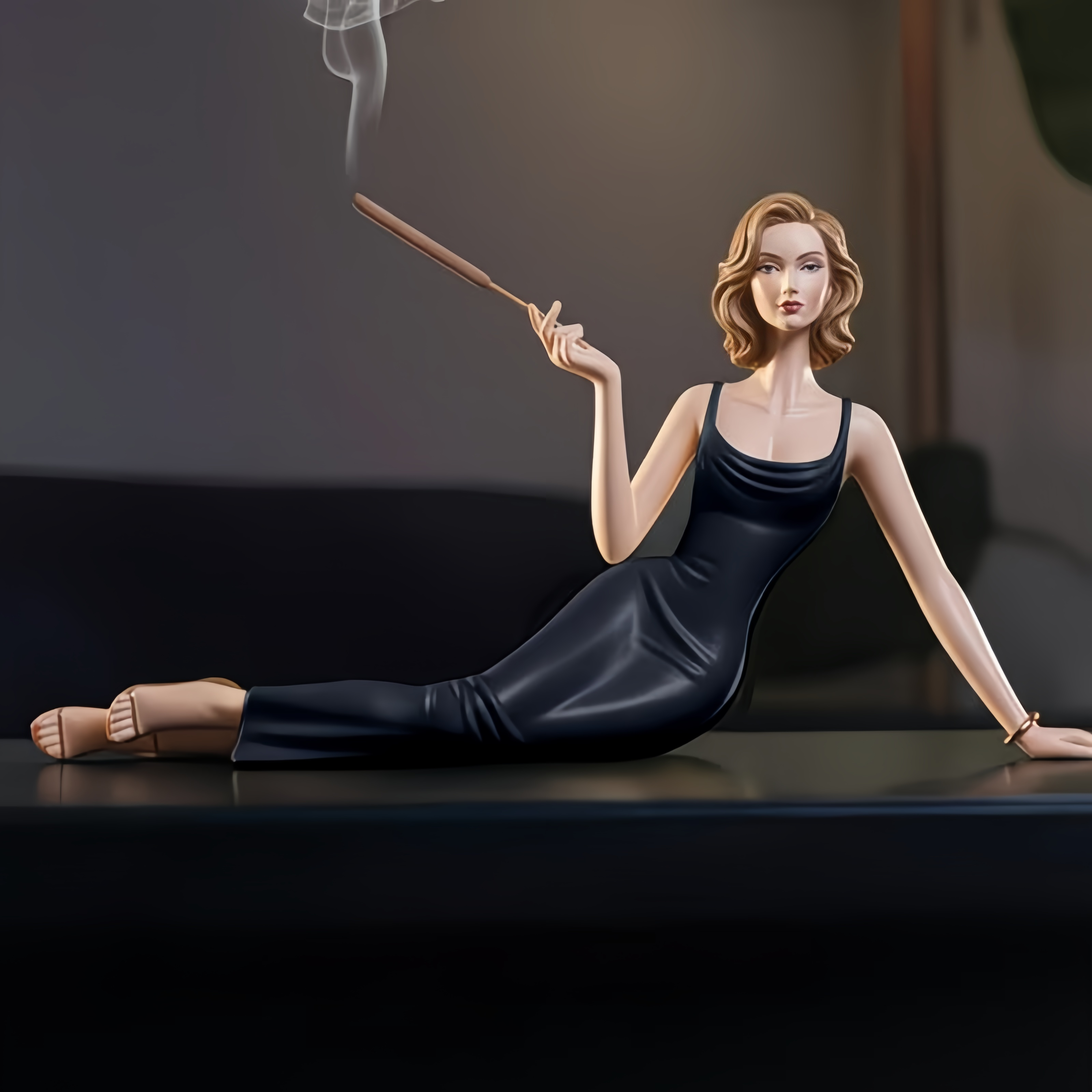 Handcrafted Ceramic Aroma Statue – Where Sculpture Meets Serenity