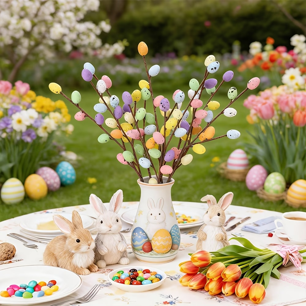 Easter Egg Branch Floral Stems for Vase