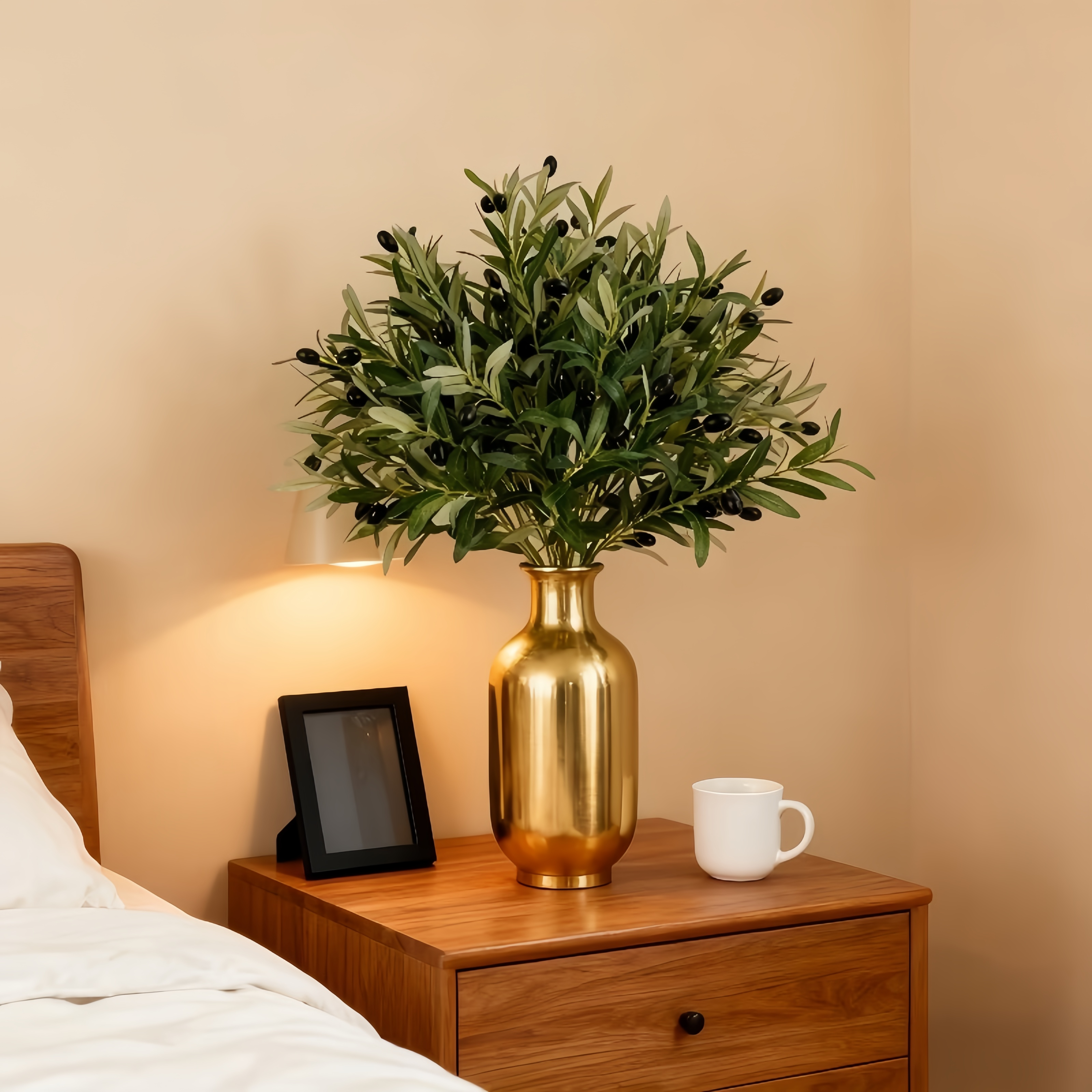 Artificial Olive Branch Arrangement