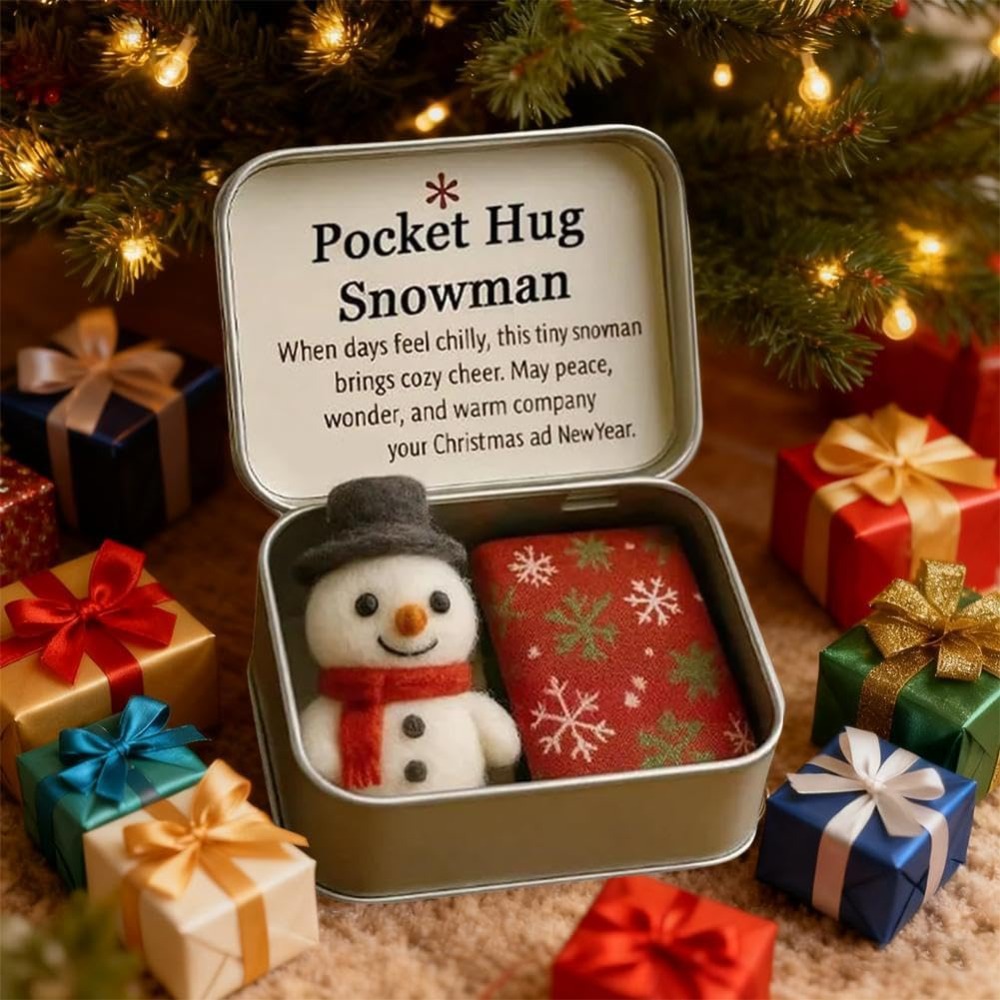 Pocket Hug Felt Plush Christmas Gift