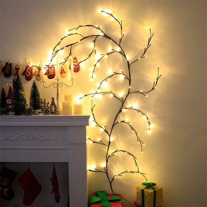Christmas Branch Wall Lights with 96 LEDs, 8 Modes