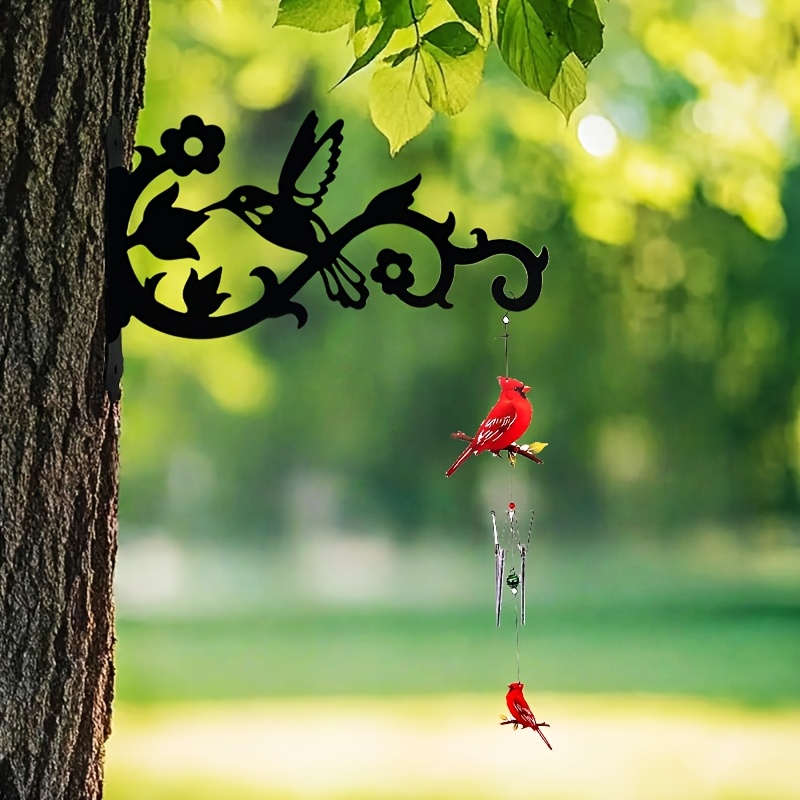 Hummingbird Metal Wall Plant Hanger Bracket