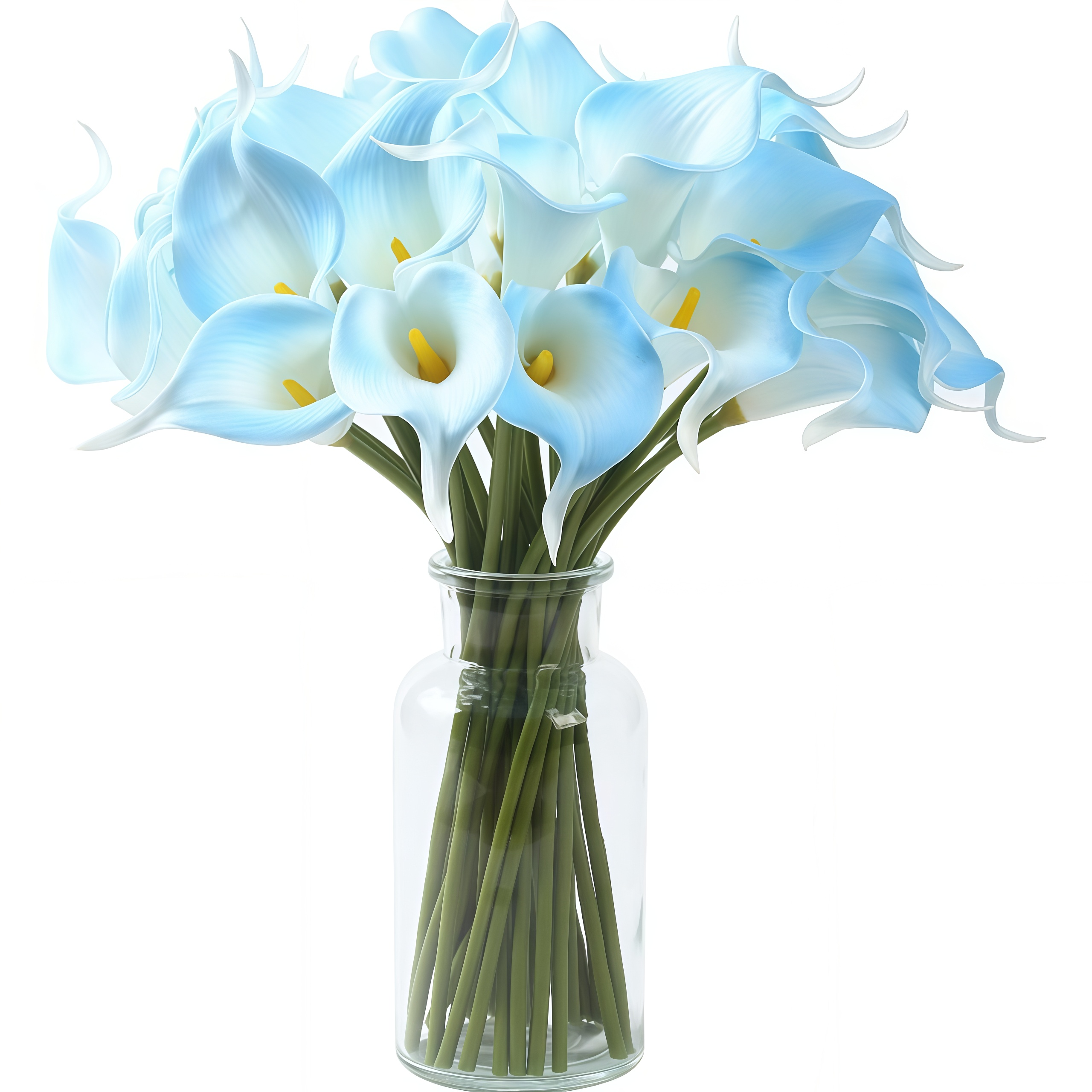 Faux Calla Lily Floral Arrangement for Home Decor