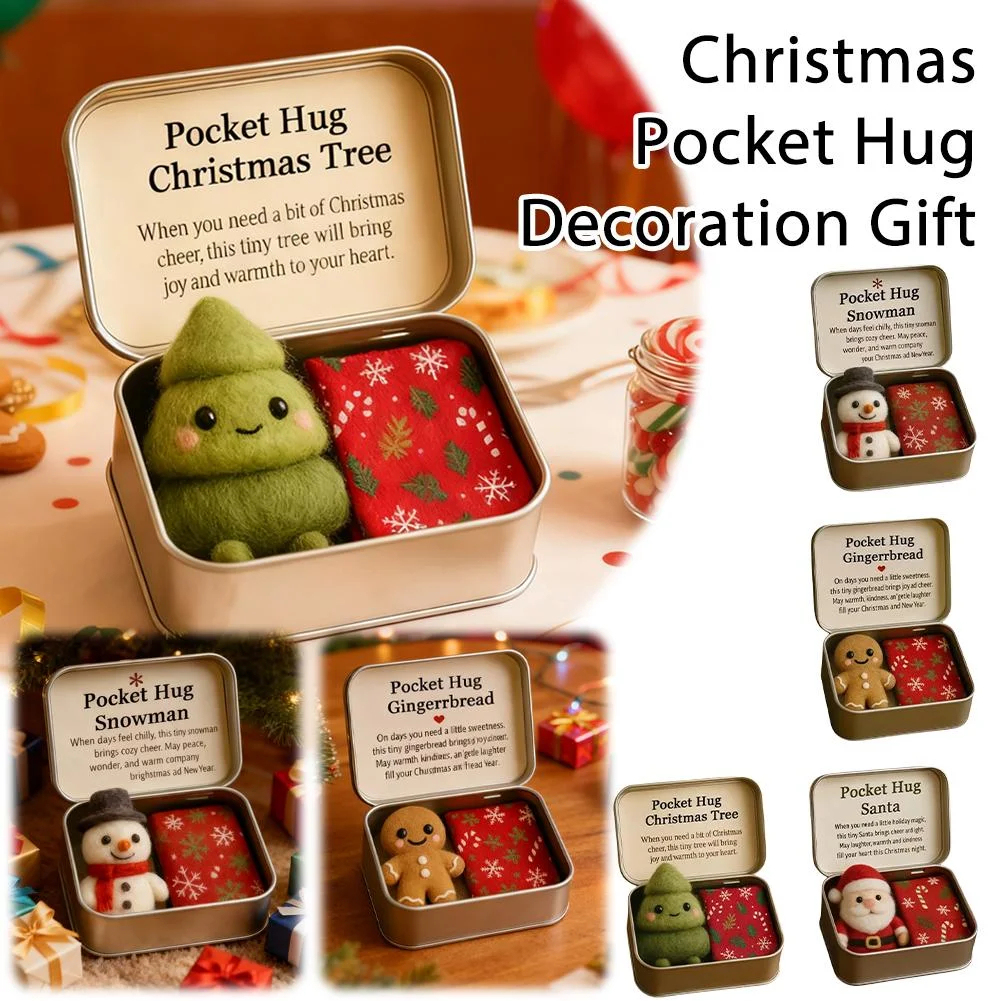 Pocket Hug Felt Plush Christmas Gift