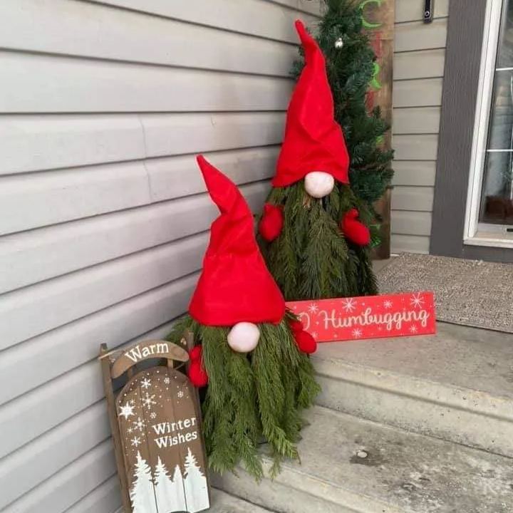 Christmas Gnome with Red Hat & Mittens