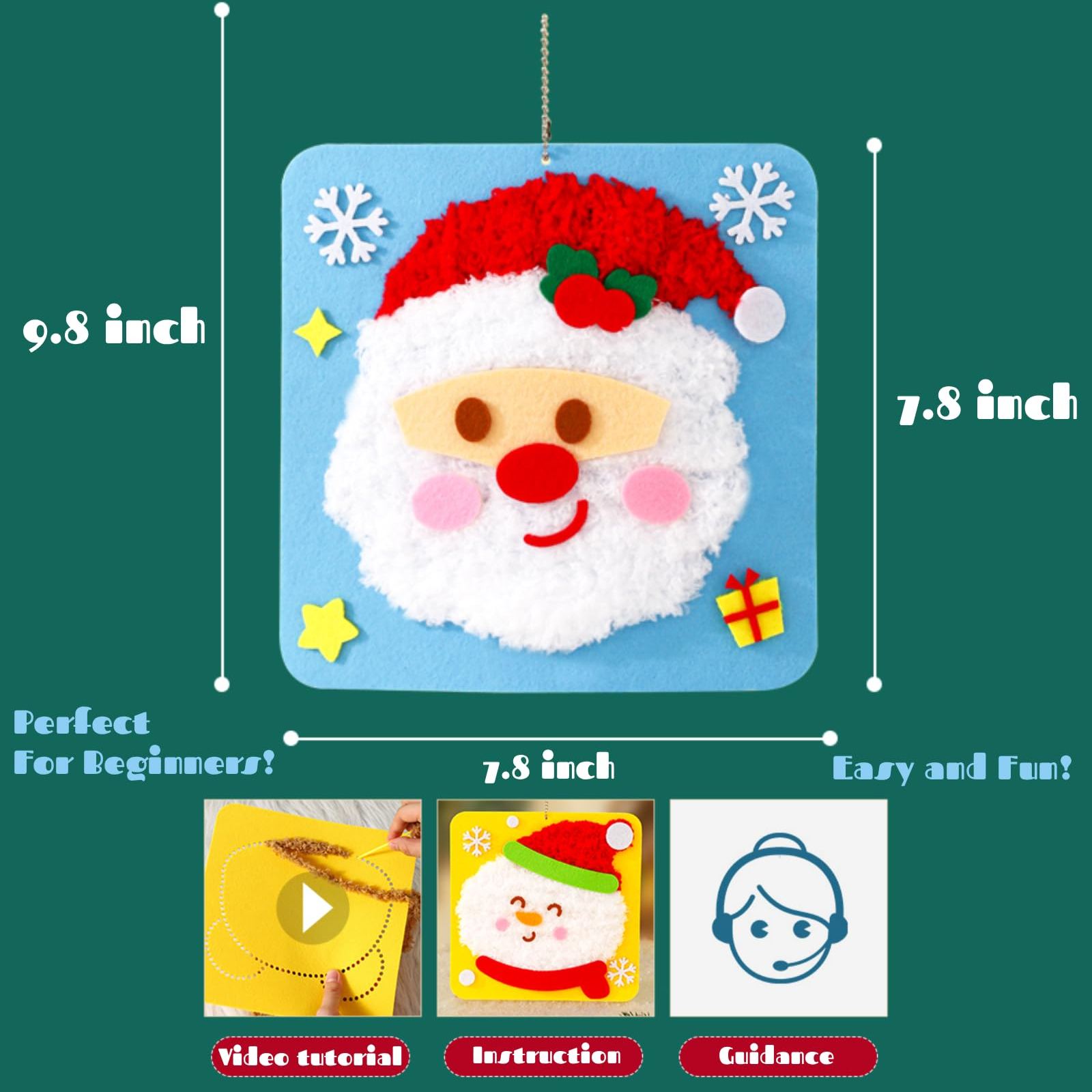Christmas DIY Embroidery Sewing Kit